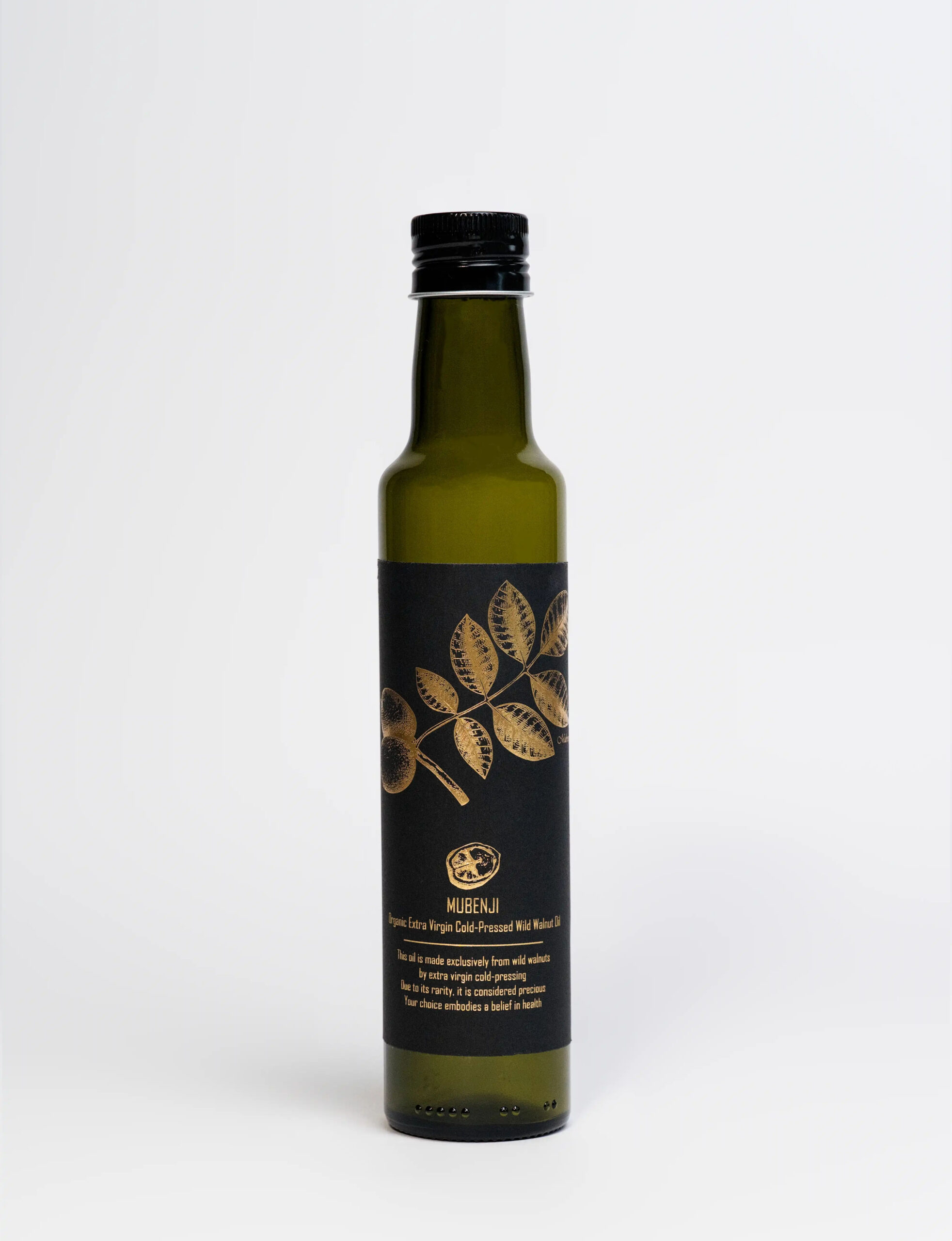 Organic Extra Virgin Cold-Pressed Wild Iron Walnut Oil